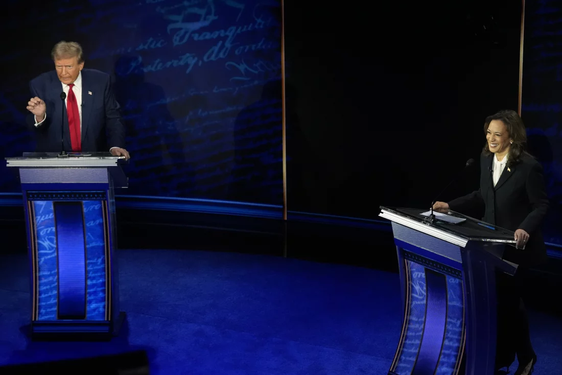 Harris vs. Trump debate, 2024 presidential election debate, Kamala Harris Trump debate, Harris attac