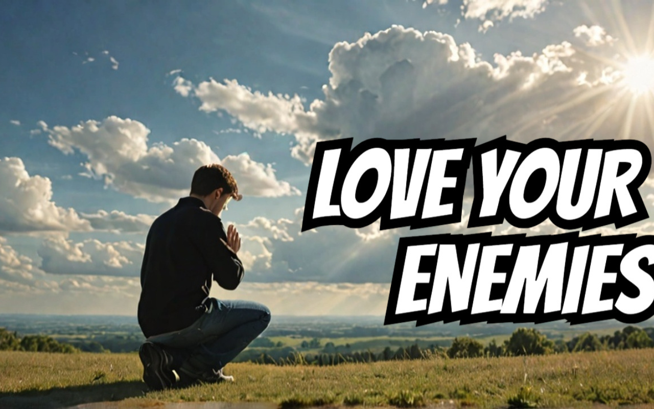 love your enemies, Luke 6:27-28, Christian forgiveness, praying for enemies, respond to hate with lo