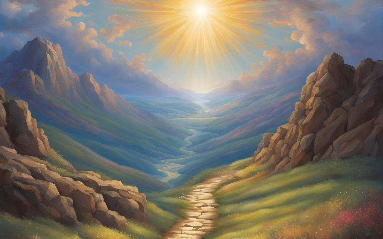 The narrow path of holiness unto Jesus away from the broad way of worldly living. Set apart to God. 